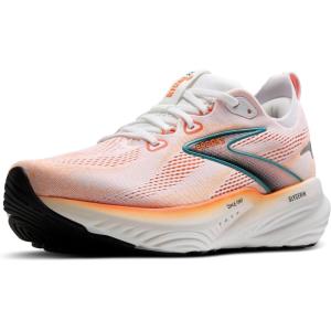 imageBrooks Mens Glycerin 22 Neutral Running ShoeWhiteOrangeGreen Blue Slate