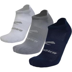 imageBrooks RunIn No Show Socks I Men ampamp Women Performance Athletic Running Socks I Comfort Fit 3Pack SetNavyAsphaltLt Grey