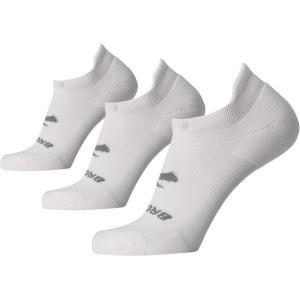 imageBrooks RunIn No Show Socks I Men ampamp Women Performance Athletic Running Socks I Comfort Fit 3Pack SetWhite