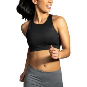 imageBrooks Womens 3 Pocket Sports Bra for Running Workouts ampamp SportsBlack