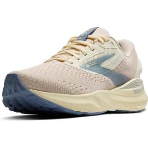 imageBrooks Womens Adrenaline GTS 24 Supportive Running ShoeAlmondPeachBlue