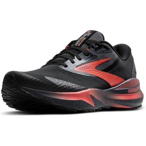 imageBrooks Womens Adrenaline GTS 24 Supportive Running ShoeBlackEbonyHot Coral