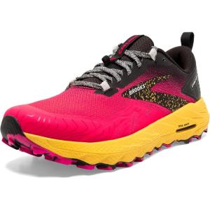 imageBrooks Womens Cascadia 17 GTX Waterproof Trail Running ShoeDiva PinkBlackLemon Chrome