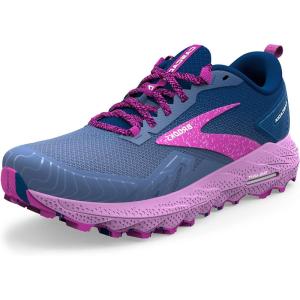 imageBrooks Womens Cascadia 17 GTX Waterproof Trail Running ShoeNavyPurpleViolet