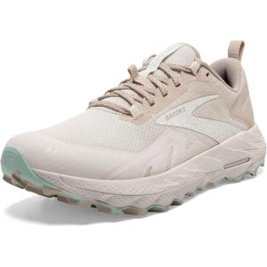 imageBrooks Womens Cascadia 17 GTX Waterproof Trail Running ShoeWhite SandChateau Grey