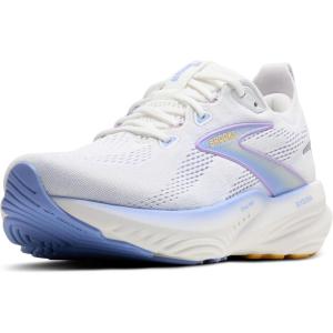 imageBrooks Womens Glycerin 22 Neutral Running ShoeWhiteBlue HeronApricot