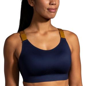 imageBrooks Womens Scoopback 20 Sports Bra for High Impact Running Workouts ampamp Sports with Maximum SupportNavyBurnt OliveIce Blue