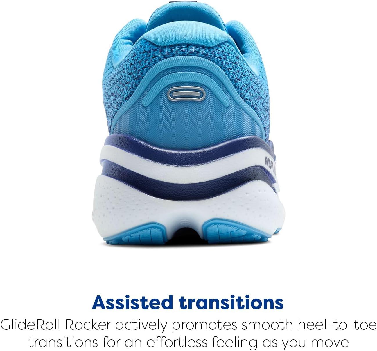 imageBrooks Mens Ghost Max 2 Running and Walking ShoesBonnie BlueBlue RibbonYellow