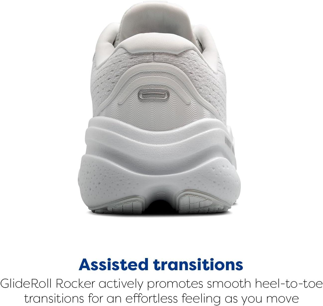 imageBrooks Mens Ghost Max 2 Running and Walking ShoesBright WhiteBright White