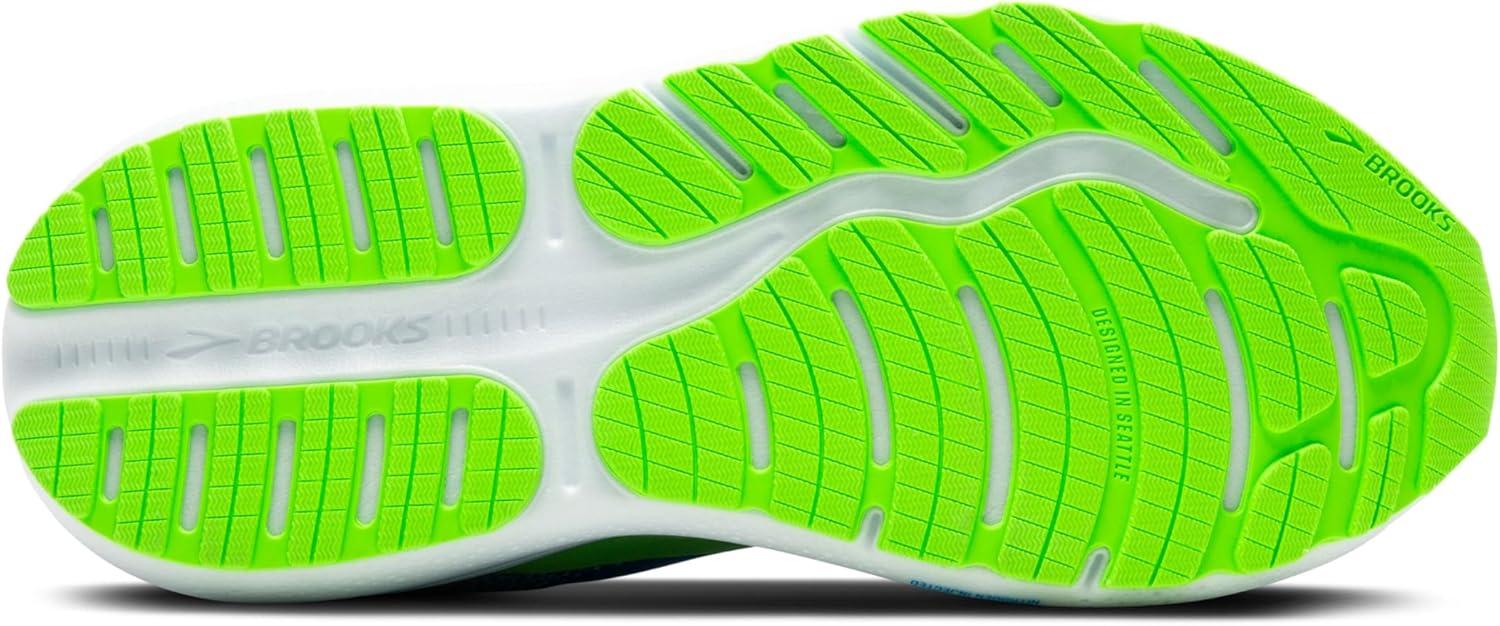 imageBrooks Mens Ghost Max 2 Running and Walking ShoesDutch BlueGreen GeckoPeacoat