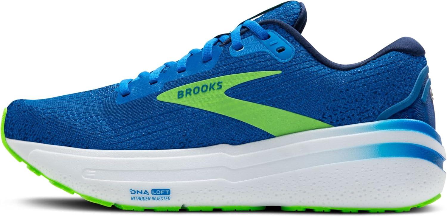 imageBrooks Mens Ghost Max 2 Running and Walking ShoesDutch BlueGreen GeckoPeacoat
