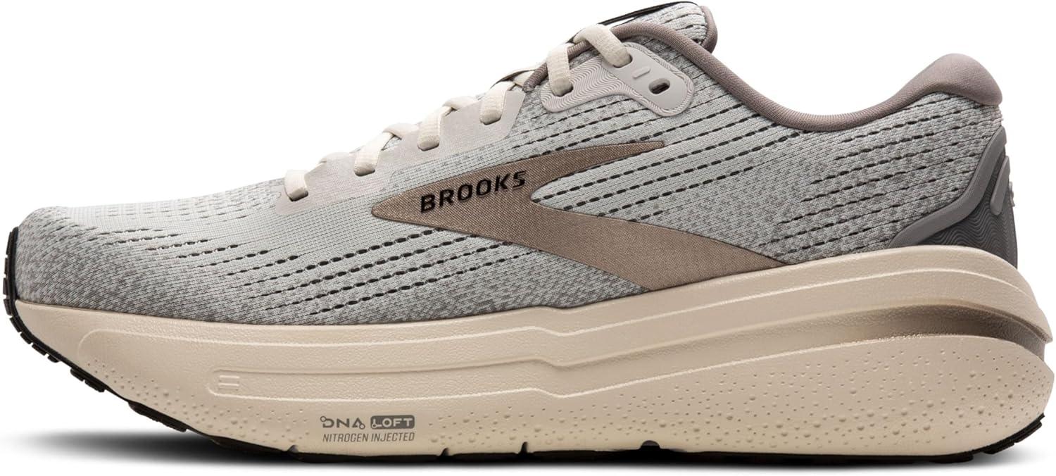 imageBrooks Mens Ghost Max 2 Running and Walking ShoesGreyFrost GreyChampagne
