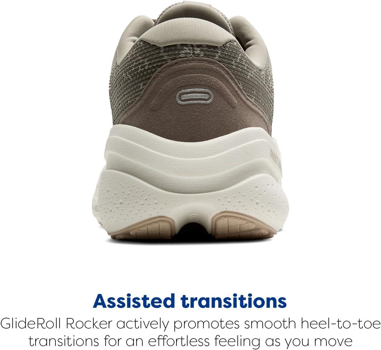 imageBrooks Mens Ghost Max 2 Running and Walking ShoesLondonfogFalconCoconut