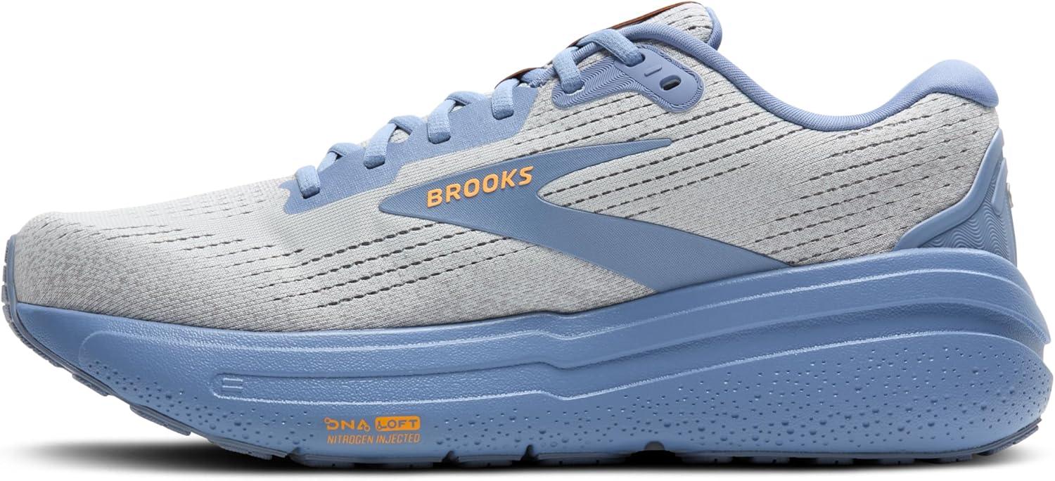 imageBrooks Mens Ghost Max 2 Running and Walking ShoesOyster MushroomBlueOrange