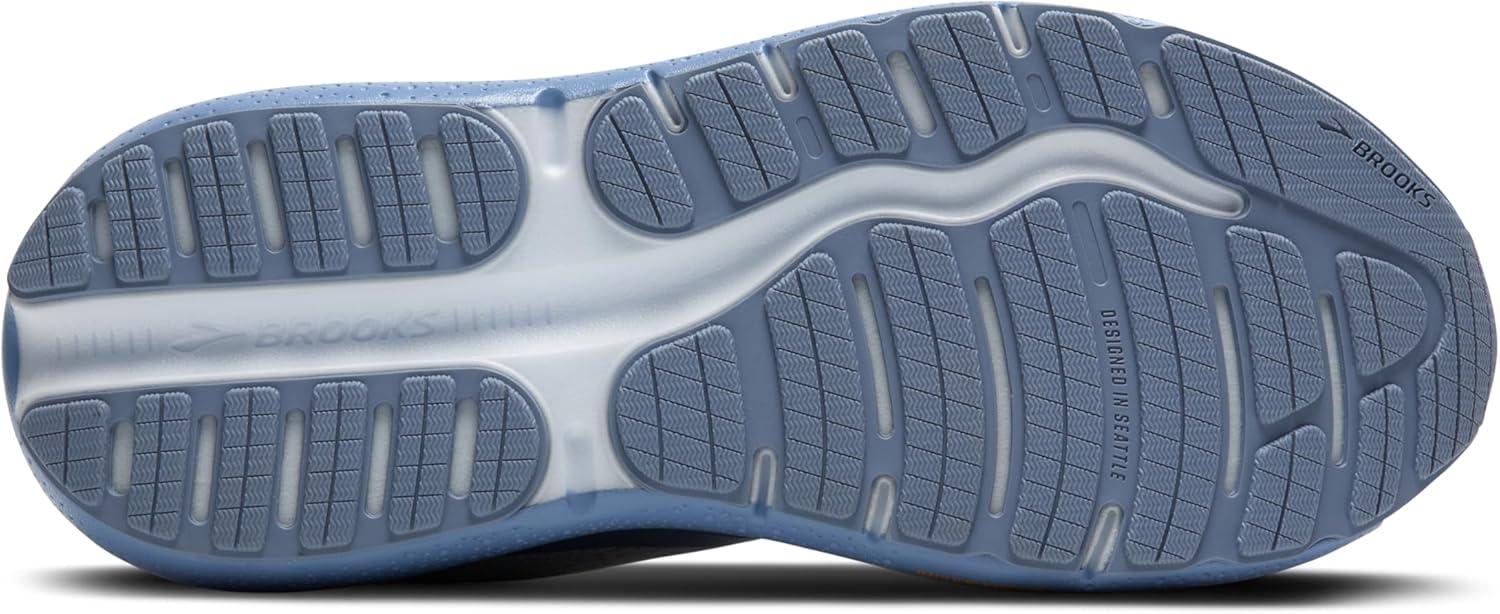 imageBrooks Mens Ghost Max 2 Running and Walking ShoesOyster MushroomBlueOrange