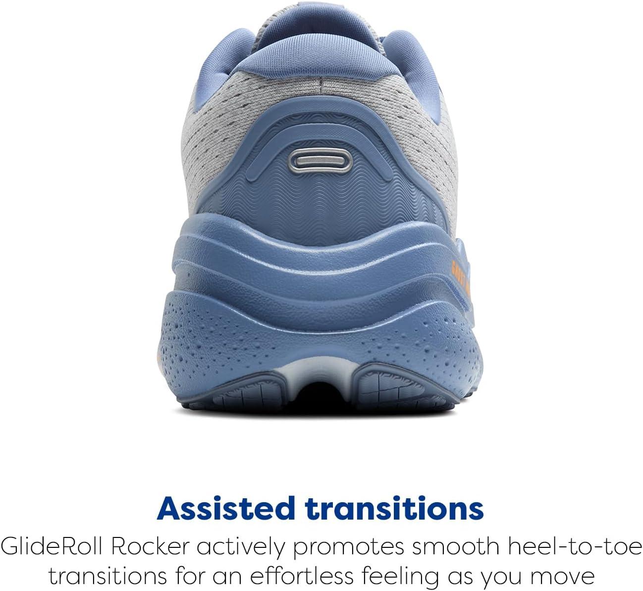 imageBrooks Mens Ghost Max 2 Running and Walking ShoesOyster MushroomBlueOrange