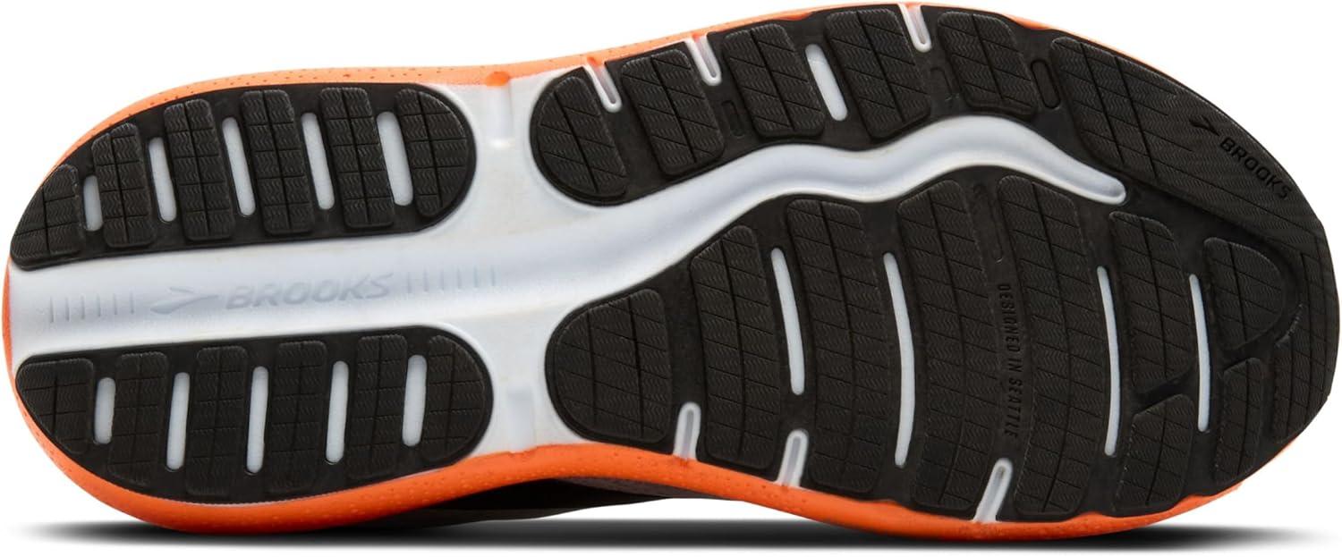 imageBrooks Mens Ghost Max 2 Running and Walking ShoesOyster MushroomOrangeTeal