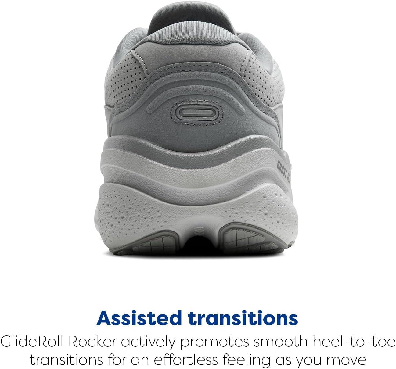 imageBrooks Mens Ghost Max 2 Running and Walking ShoesPrimer GreyOysterAlloy