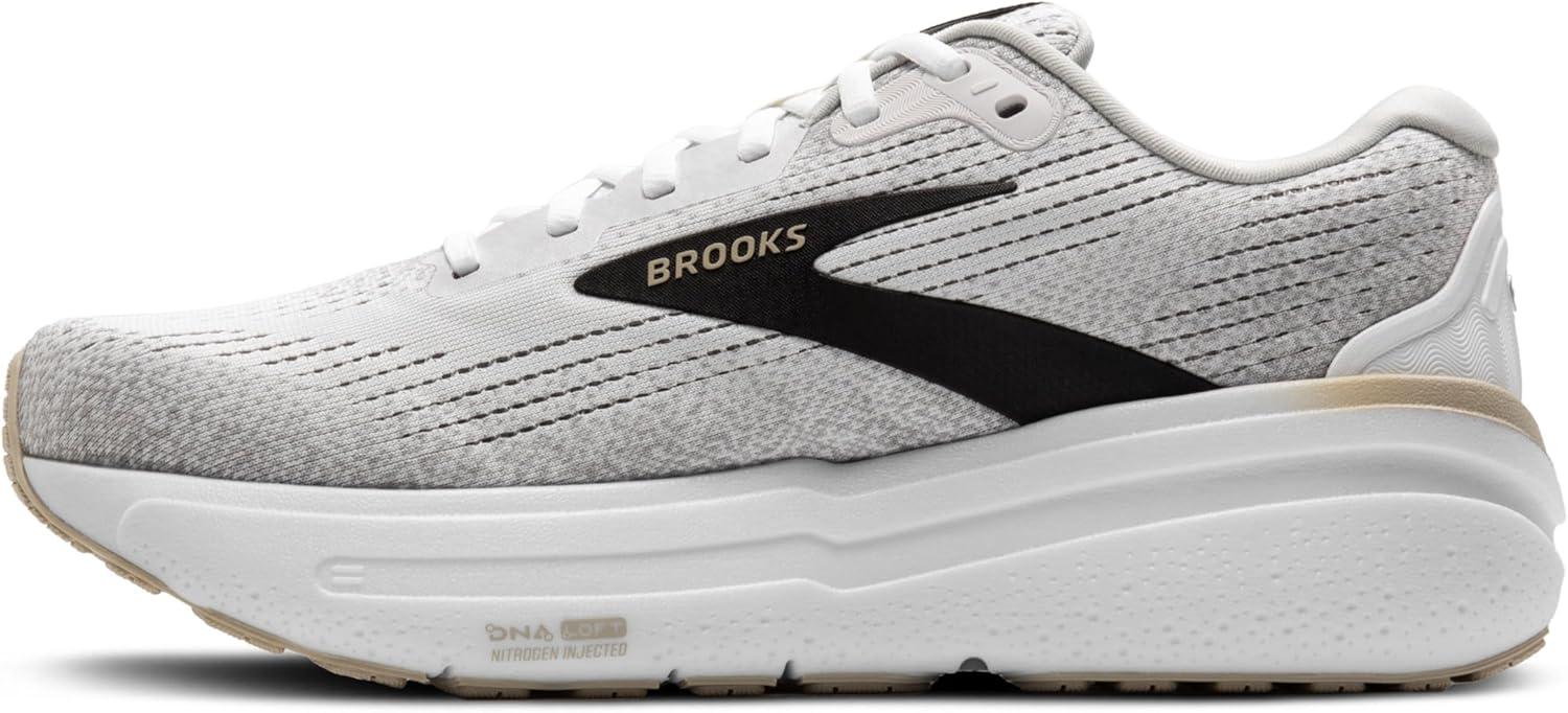 imageBrooks Mens Ghost Max 2 Running and Walking ShoesWhitePelicanOyster