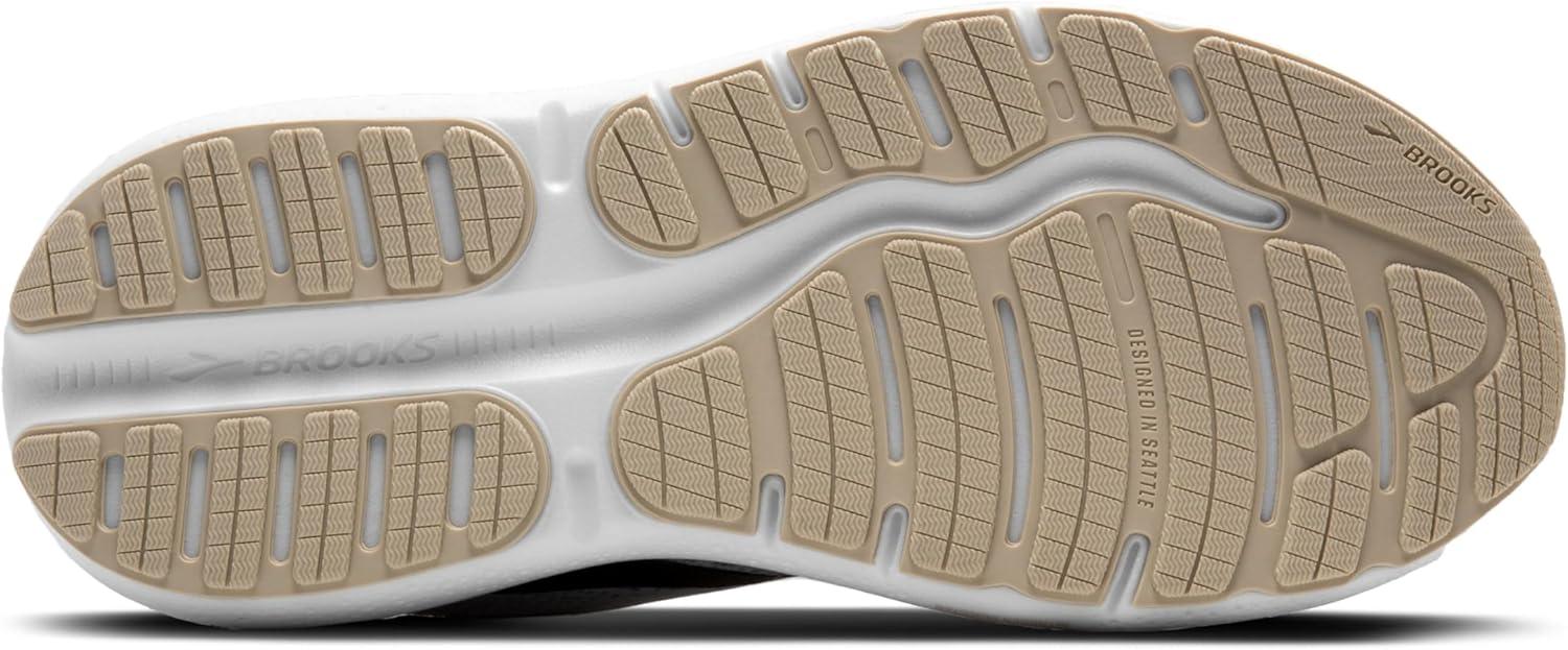 imageBrooks Mens Ghost Max 2 Running and Walking ShoesWhitePelicanOyster