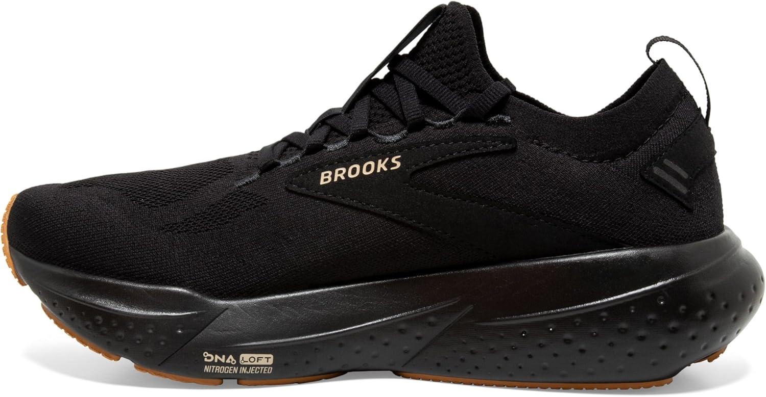 imageBrooks Mens Glycerin Stealthfit 21 Neutral Running ShoeBlackCreamBiscuit