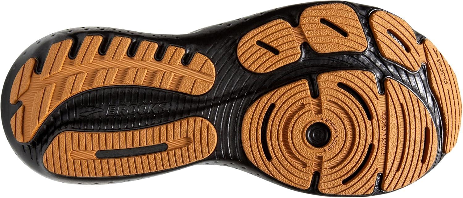 imageBrooks Mens Glycerin Stealthfit 21 Neutral Running ShoeBlackCreamBiscuit
