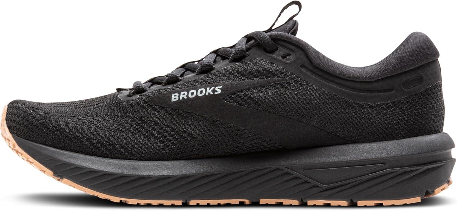 imageBrooks Mens Revel 7 Neutral Running ShoeBlackBlack