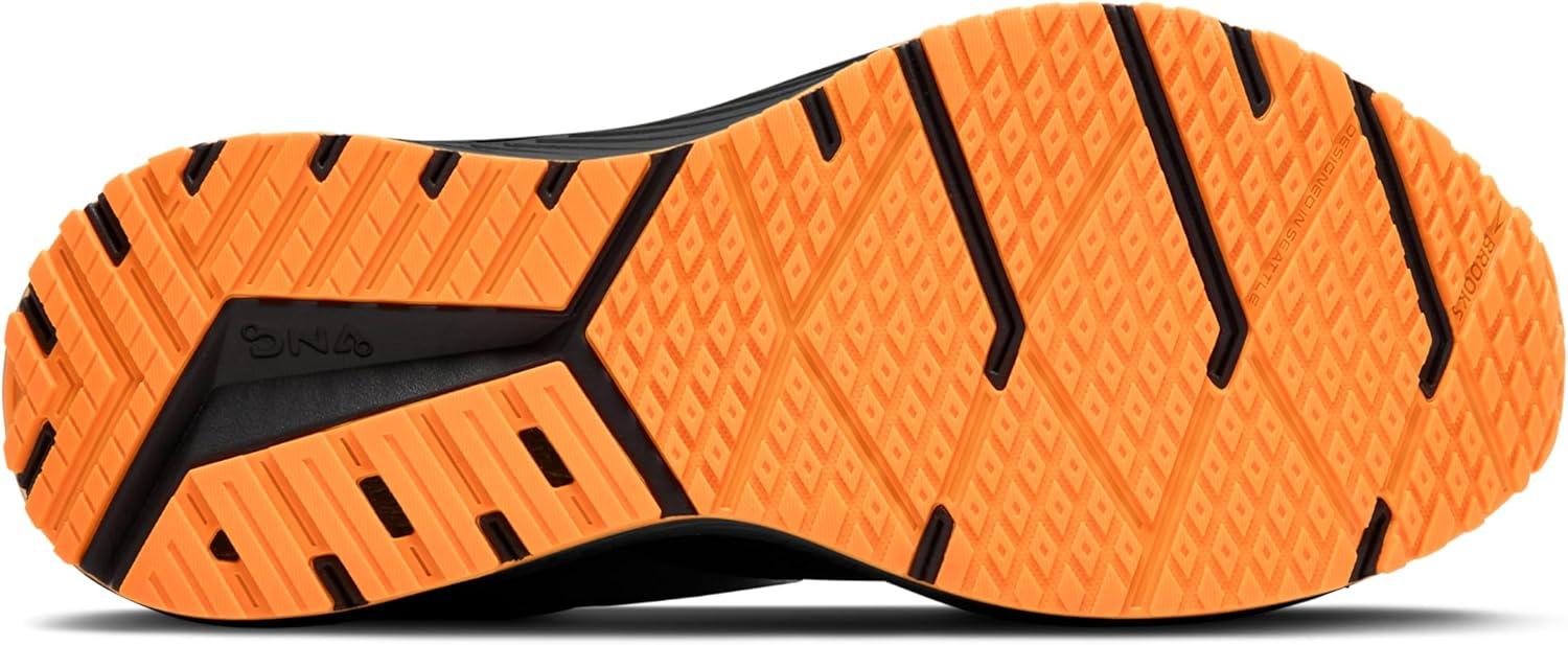 imageBrooks Mens Revel 7 Neutral Running ShoeBlackCountry BlueOrange