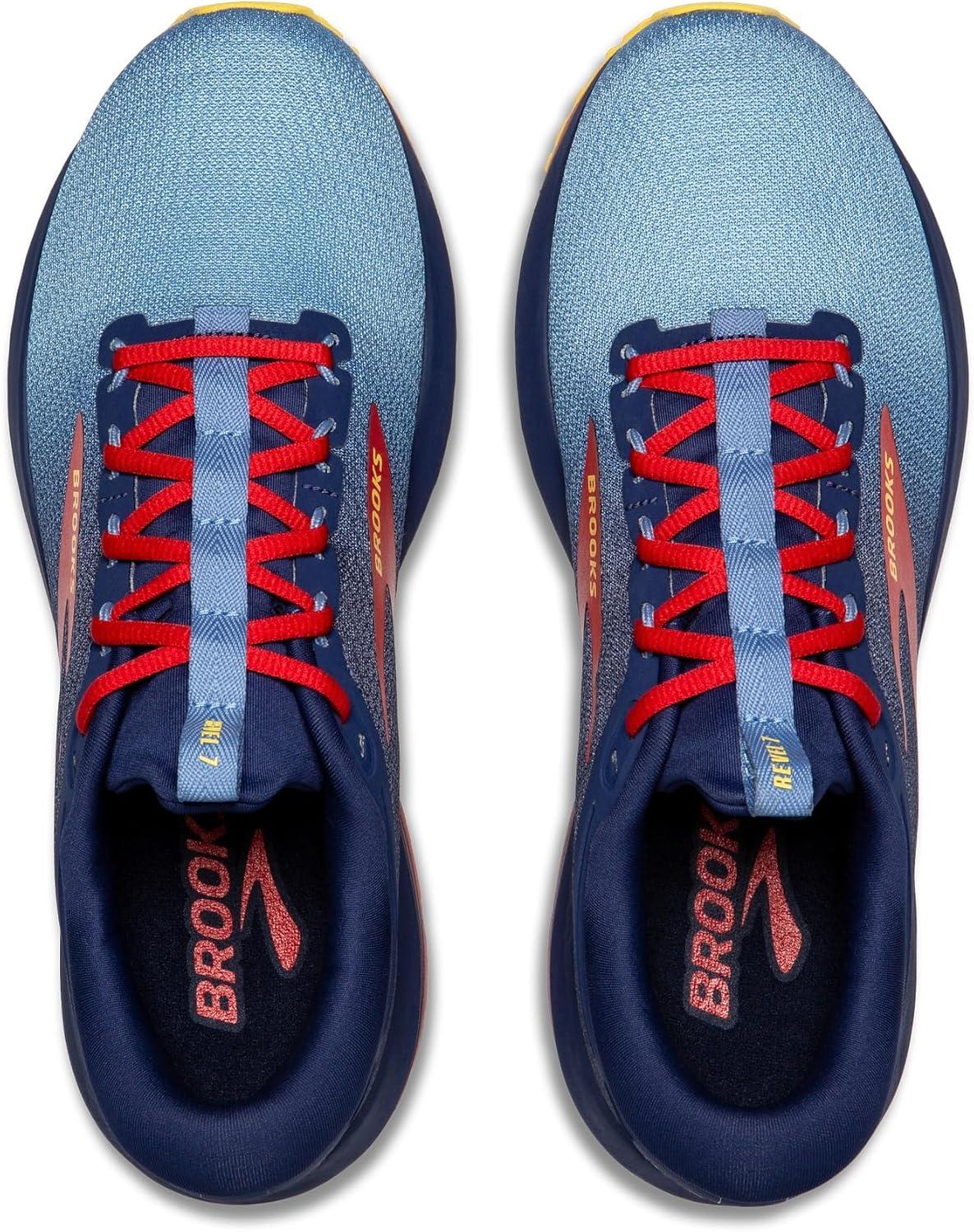 imageBrooks Mens Revel 7 Neutral Running ShoeBlueprintRedAspen Gold