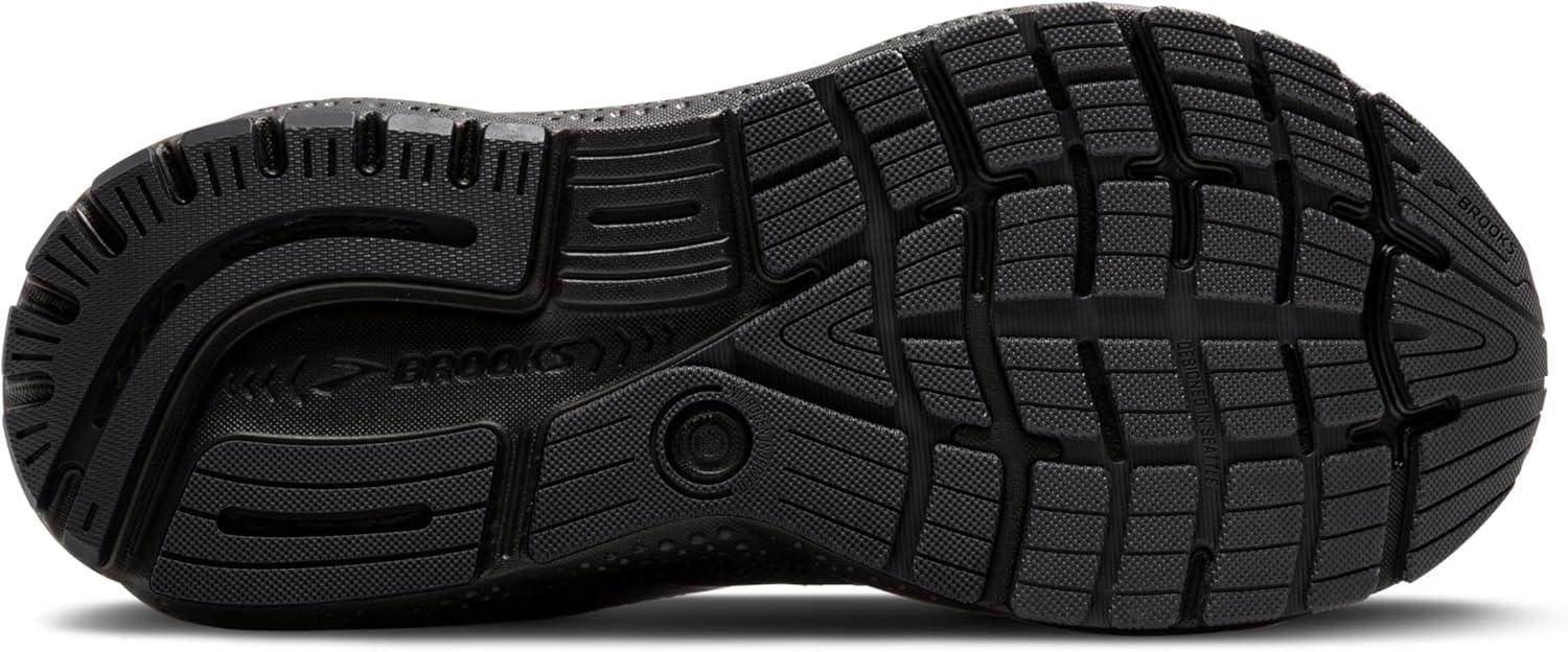 imageBrooks Womens Ghost 16 GTX Waterproof Neutral Running ShoeBlackBlackEbony