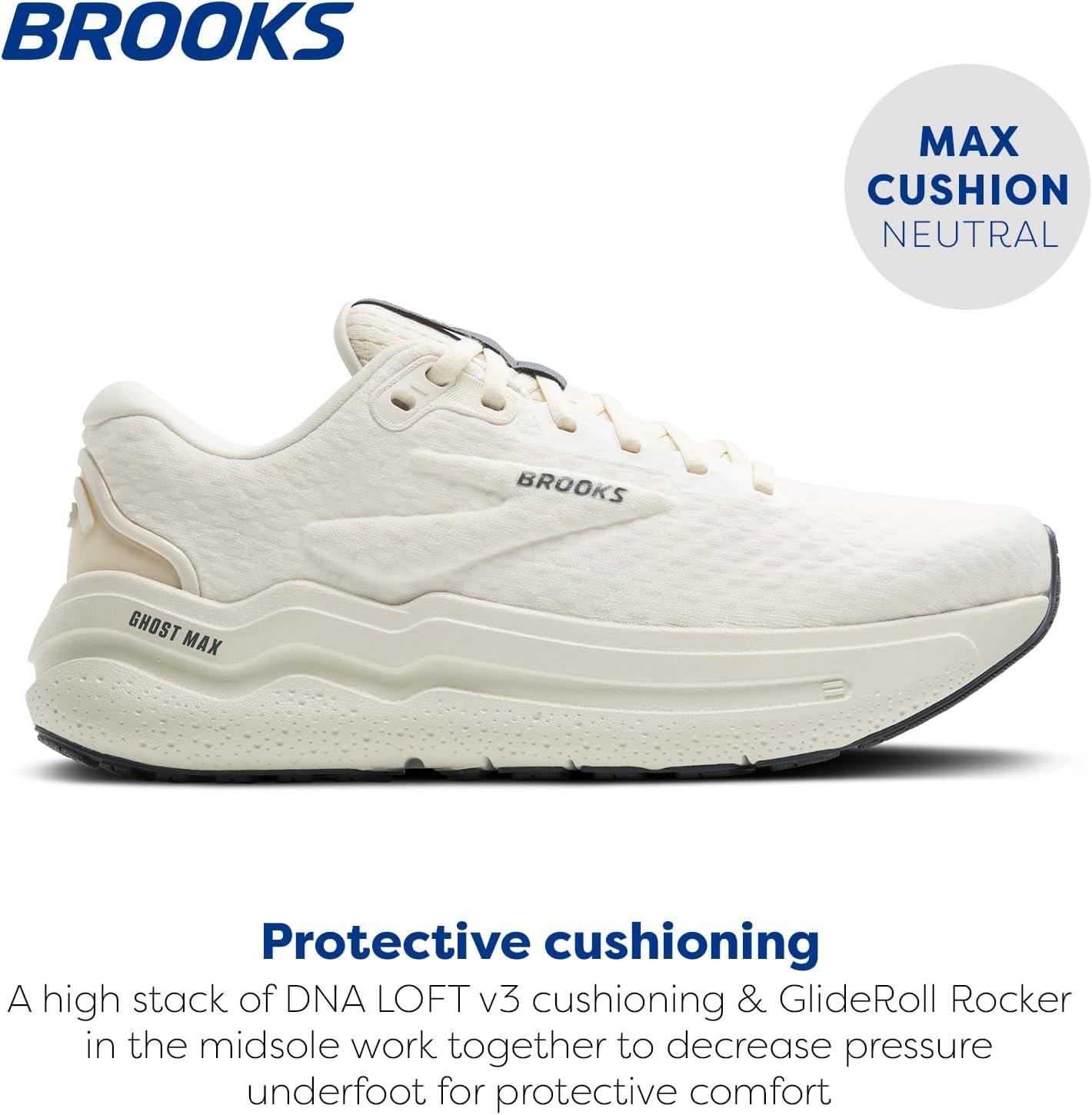imageBrooks Womens Ghost Max 2 Neutral Running ampamp Walking ShoeAntiqueTurbulencePearl