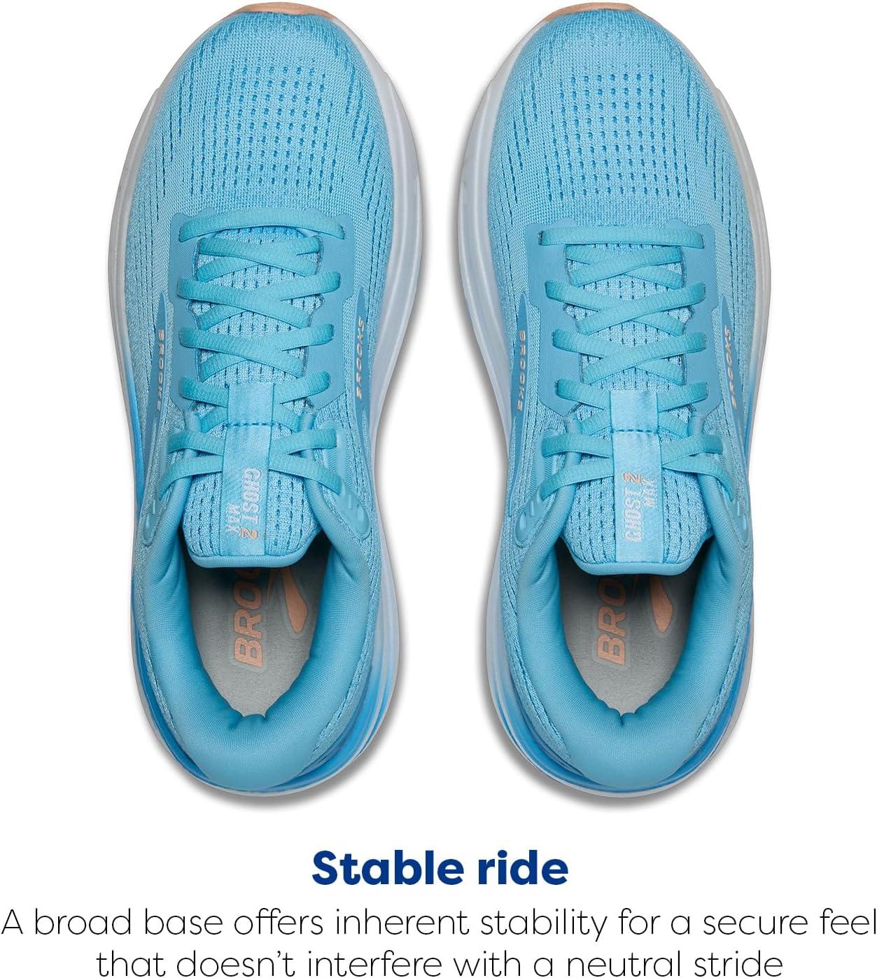 imageBrooks Womens Ghost Max 2 Neutral Running ampamp Walking ShoeBaltic SeaBonnie BluePeach