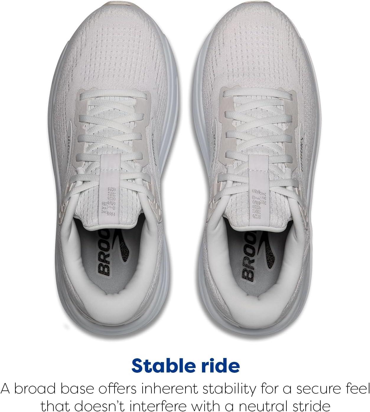 imageBrooks Womens Ghost Max 2 Neutral Running ampamp Walking ShoeBright WhiteBright White