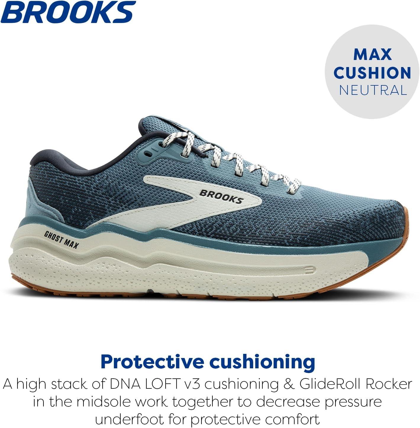 imageBrooks Womens Ghost Max 2 Neutral Running ampamp Walking ShoeCitadelCoconutBiscuit
