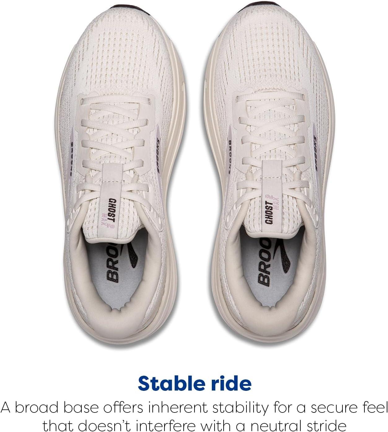 imageBrooks Womens Ghost Max 2 Neutral Running ampamp Walking ShoeCoconutLavenderCream