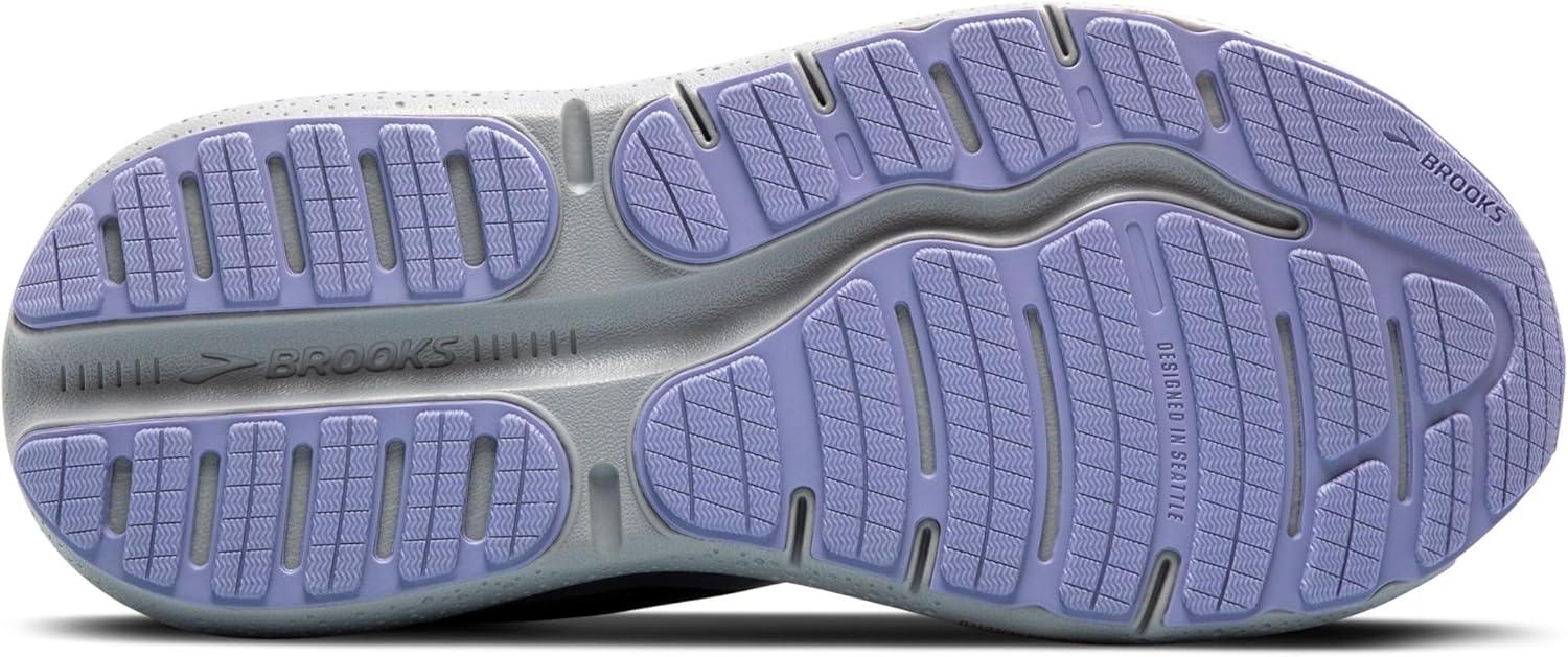 imageBrooks Womens Ghost Max 2 Neutral Running ampamp Walking ShoeEbonySweet LavenderAlloy
