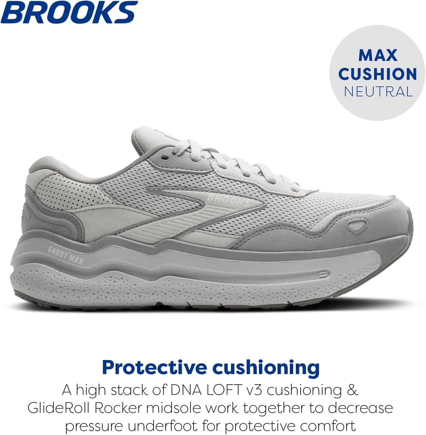imageBrooks Womens Ghost Max 2 Neutral Running ampamp Walking ShoeOysterAlloyAntarctica