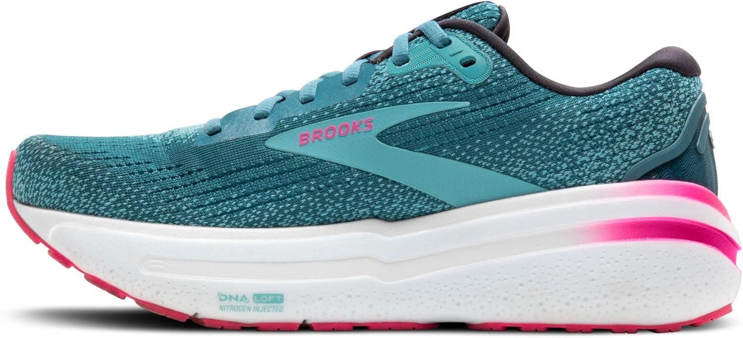 imageBrooks Womens Ghost Max 2 Neutral Running ampamp Walking ShoeStorm BlueKnockout PinkAqua