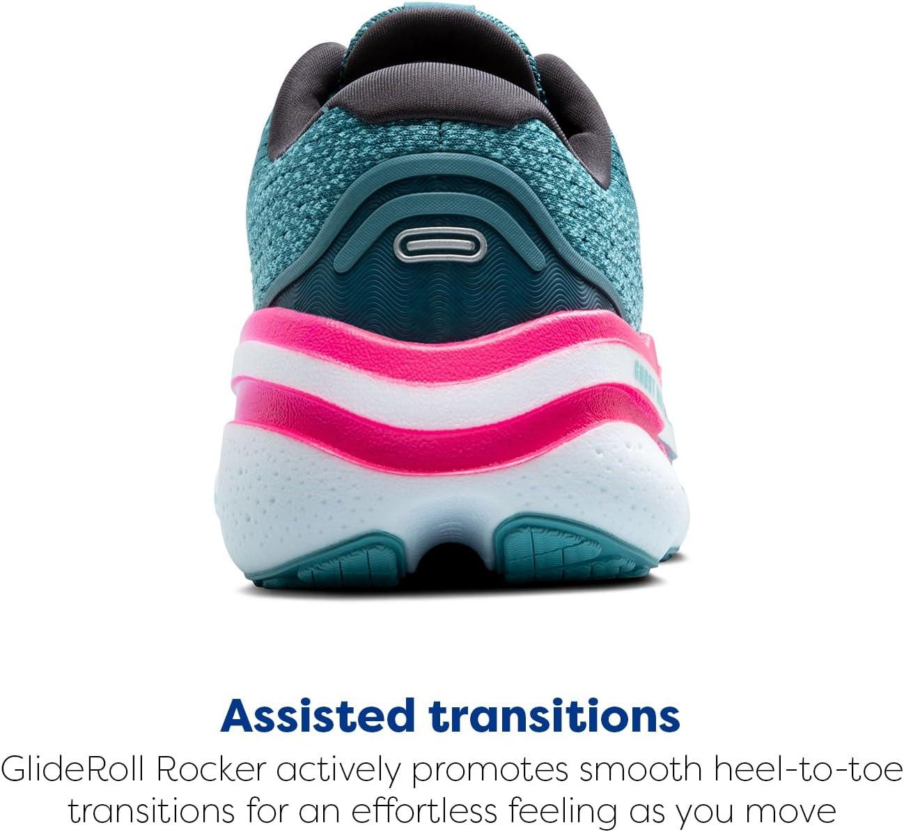 imageBrooks Womens Ghost Max 2 Neutral Running ampamp Walking ShoeStorm BlueKnockout PinkAqua