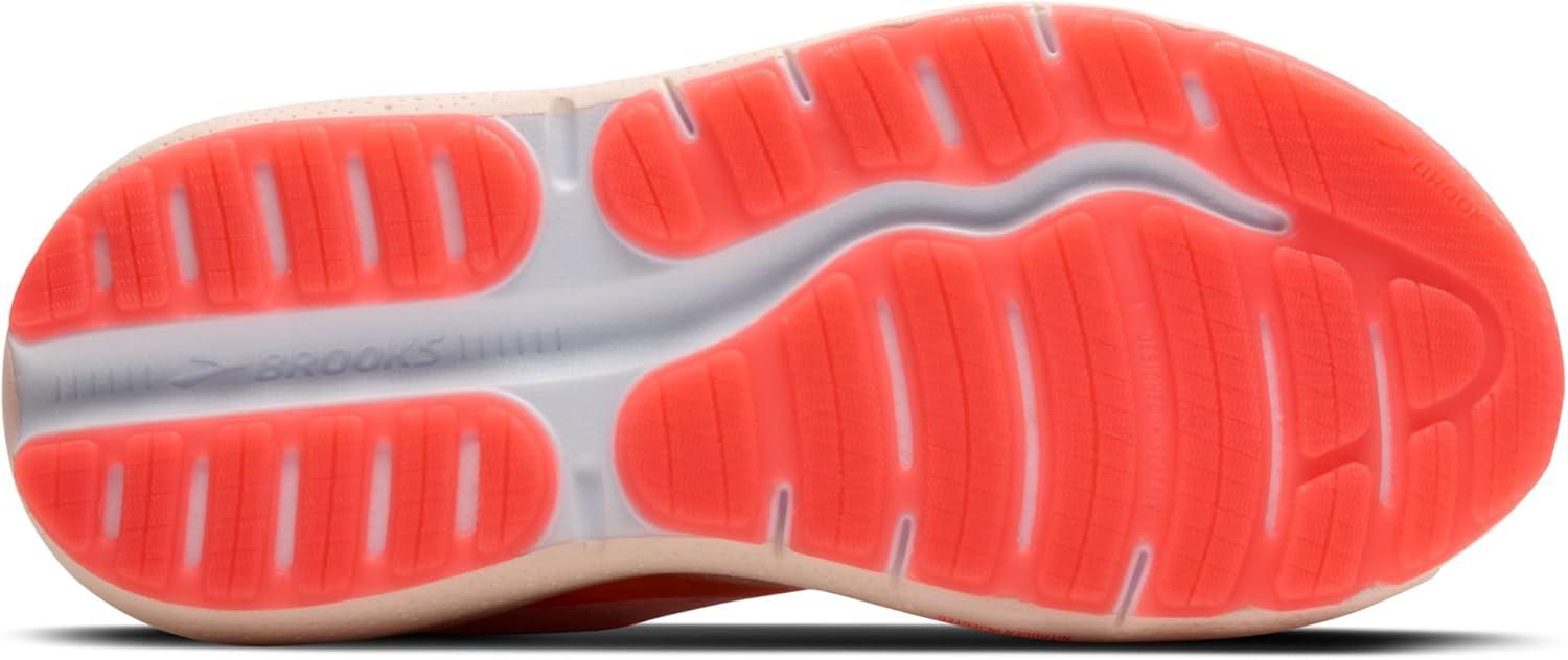 imageBrooks Womens Ghost Max 2 Neutral Running ampamp Walking ShoeWhitePeachCoral