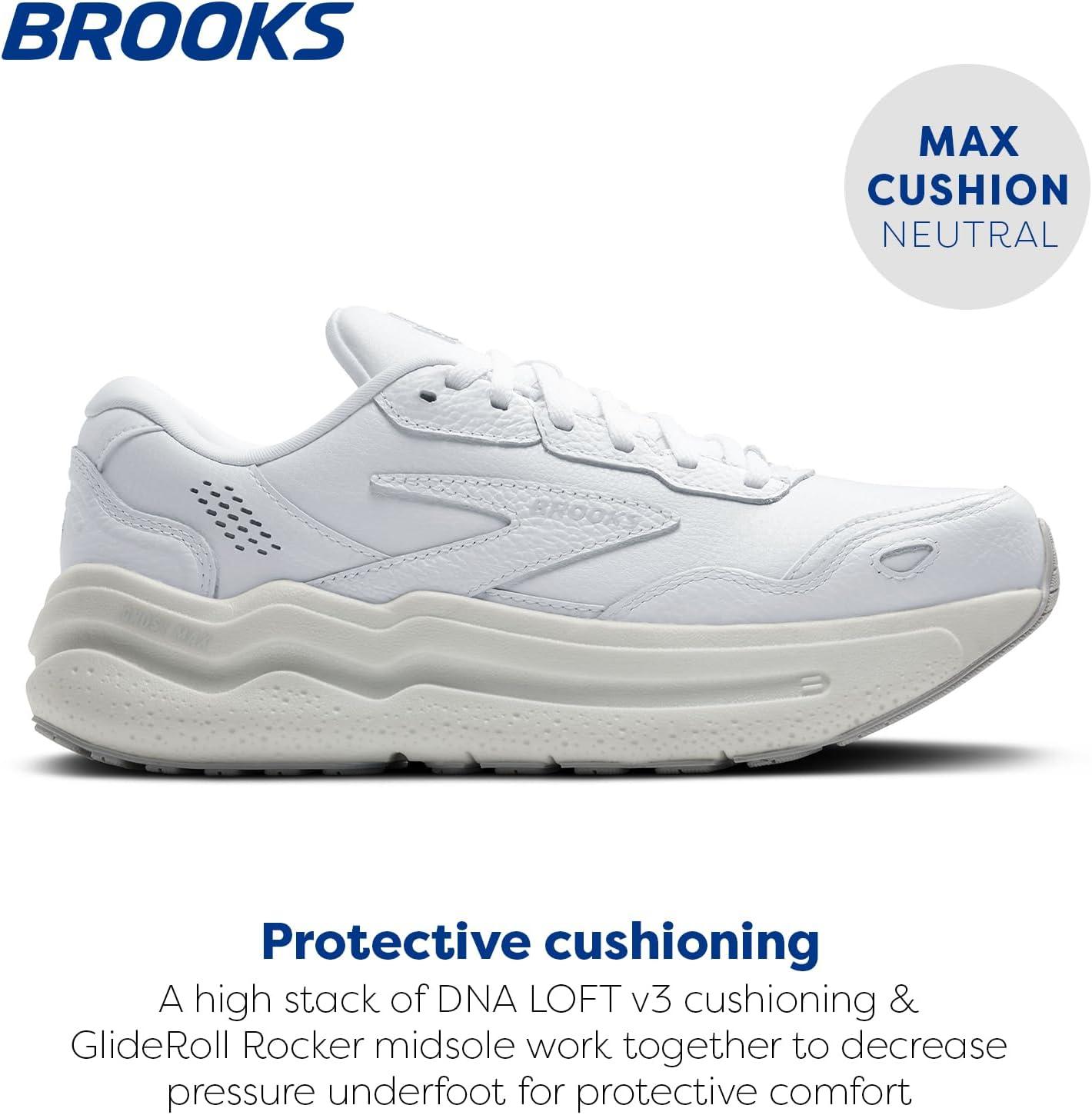 imageBrooks Womens Ghost Max 2 Neutral Running ampamp Walking ShoeWhiteWhite