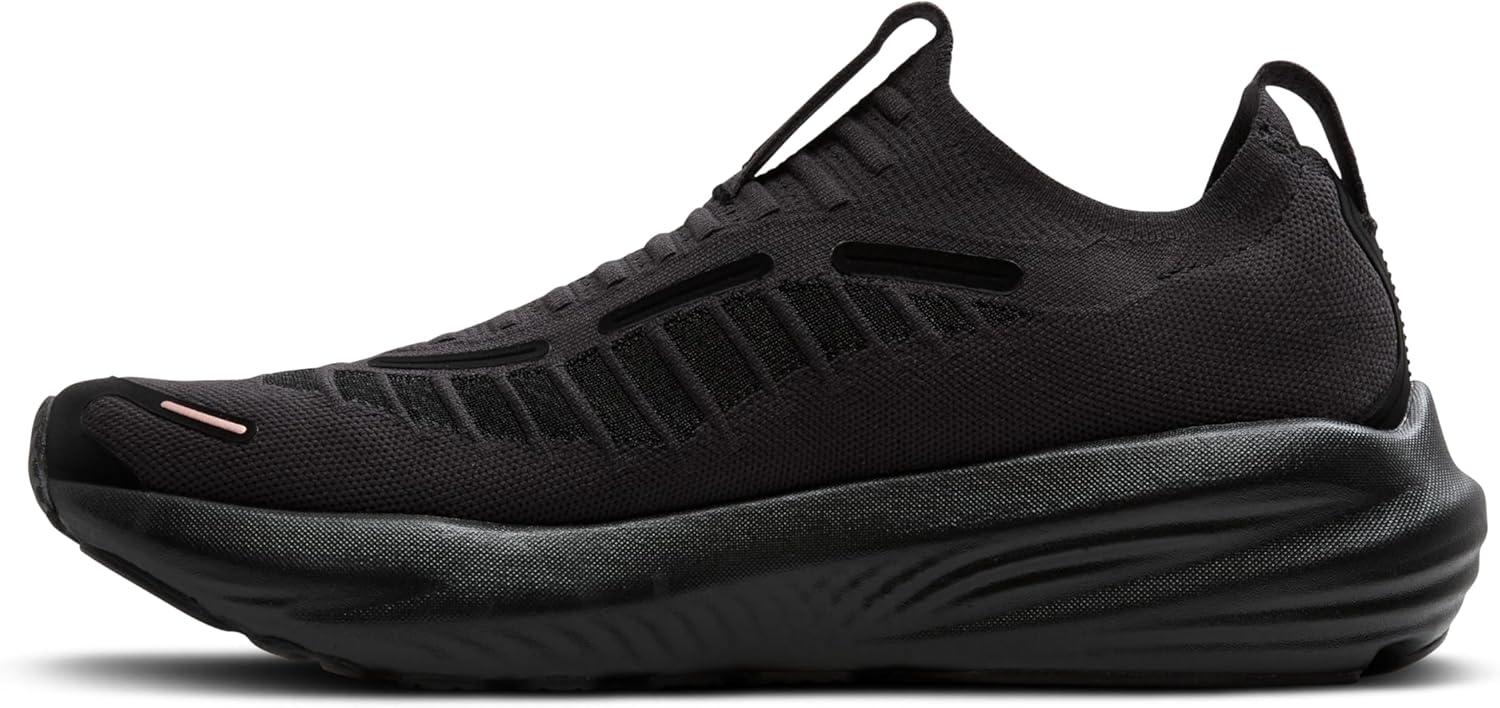 imageBrooks Womens Glycerin 22 SE Laceless Special Edition Neutral Running ShoeBlackMetallic Rose Gold