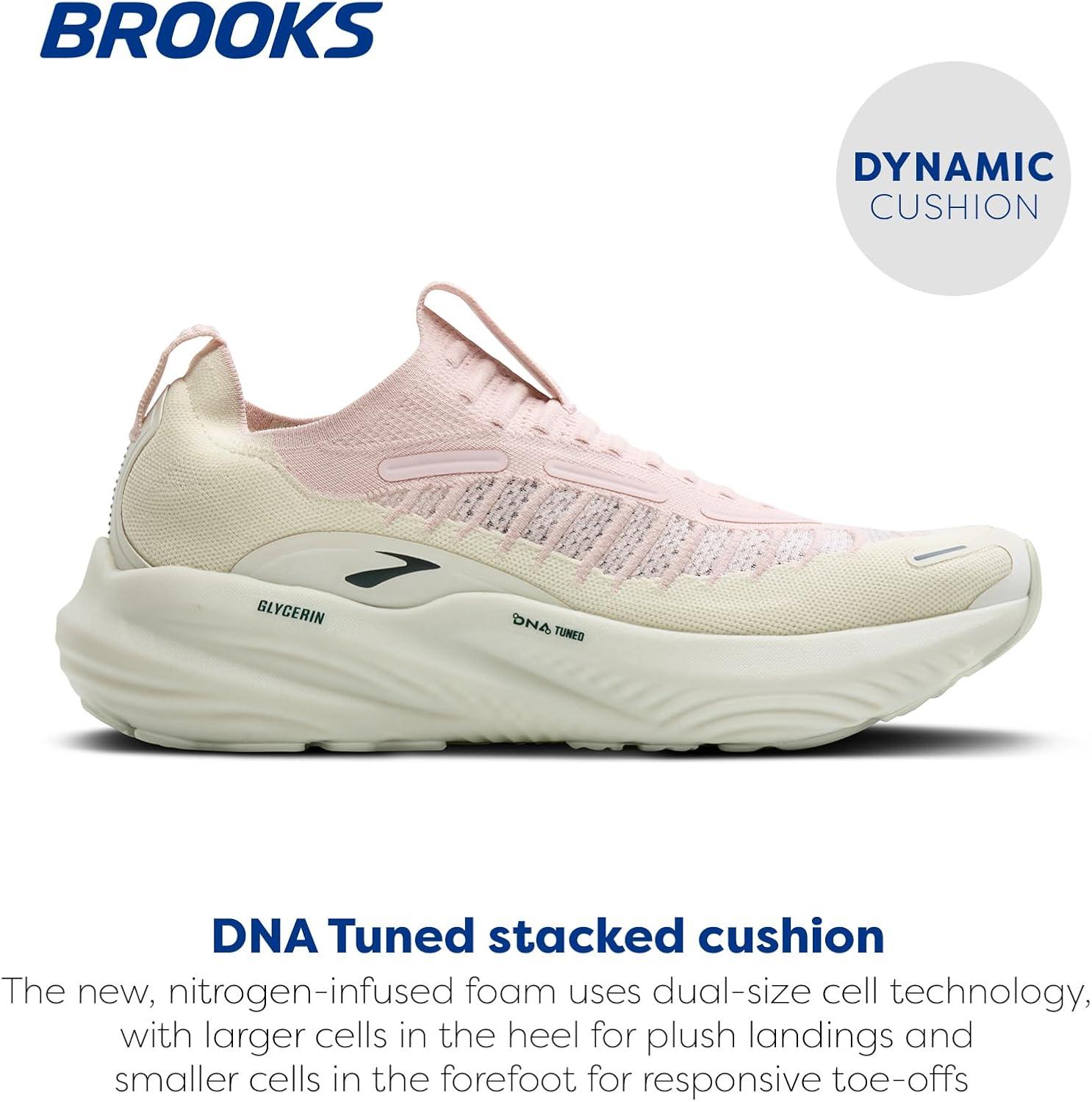imageBrooks Womens Glycerin 22 SE Laceless Special Edition Neutral Running ShoeOrchid IceBluewashPine