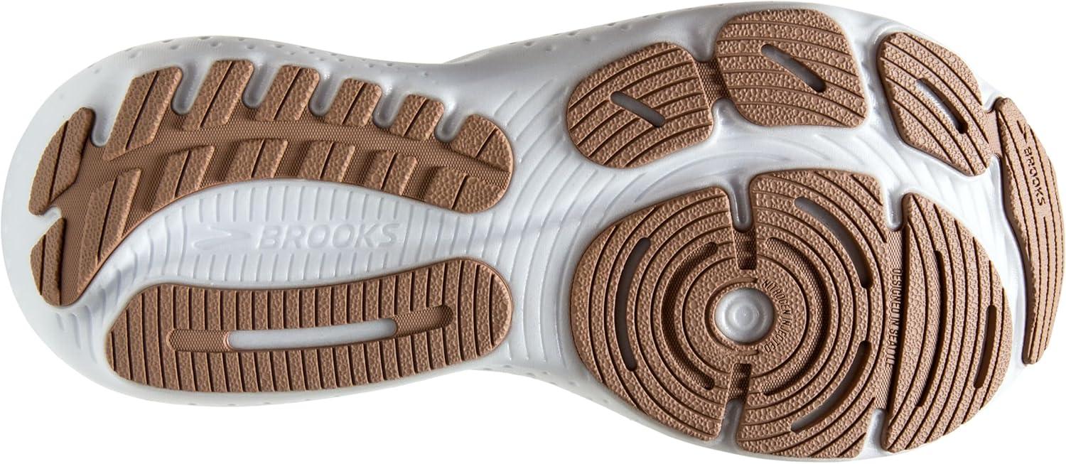 imageBrooks Womens Glycerin Stealthfit 21 Neutral Running ShoeWhiteGreyBlack