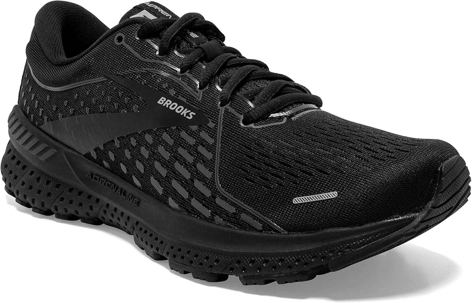 imageBrooks Womens Glycerin Stealthfit GTS 21 Supportive Running ShoeBlackBlackEbony