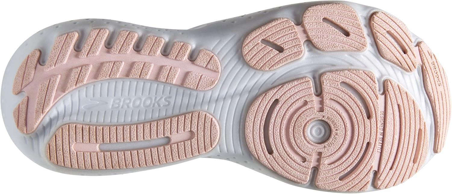imageBrooks Womens Glycerin Stealthfit GTS 21 Supportive Running ShoePinkMarshmallowOrchid