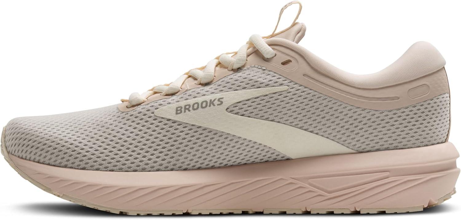 imageBrooks Womens Revel 7 Neutral Running ShoeAlmondCoconut MilkLondonfog
