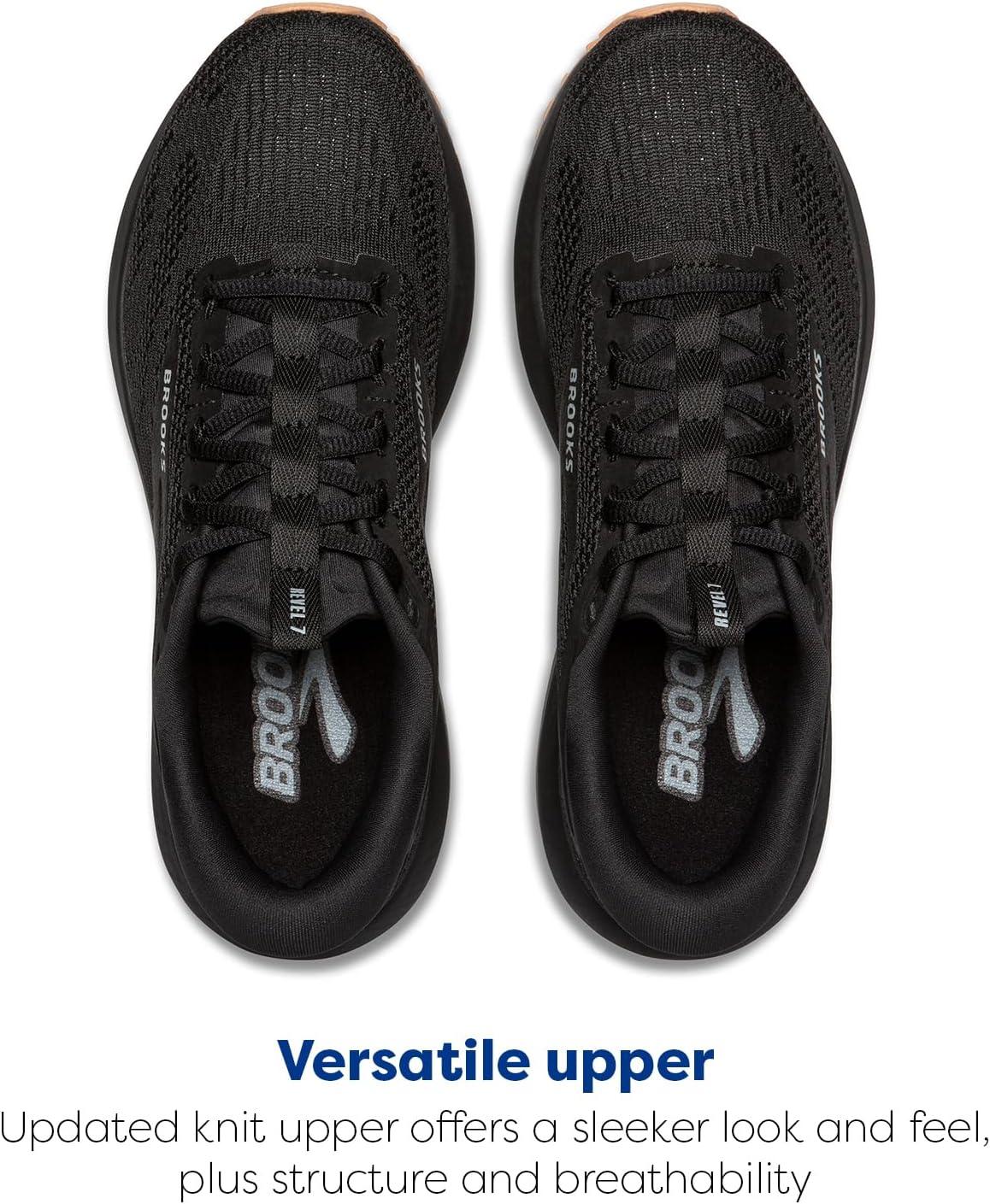 imageBrooks Womens Revel 7 Neutral Running ShoeBlackBlack