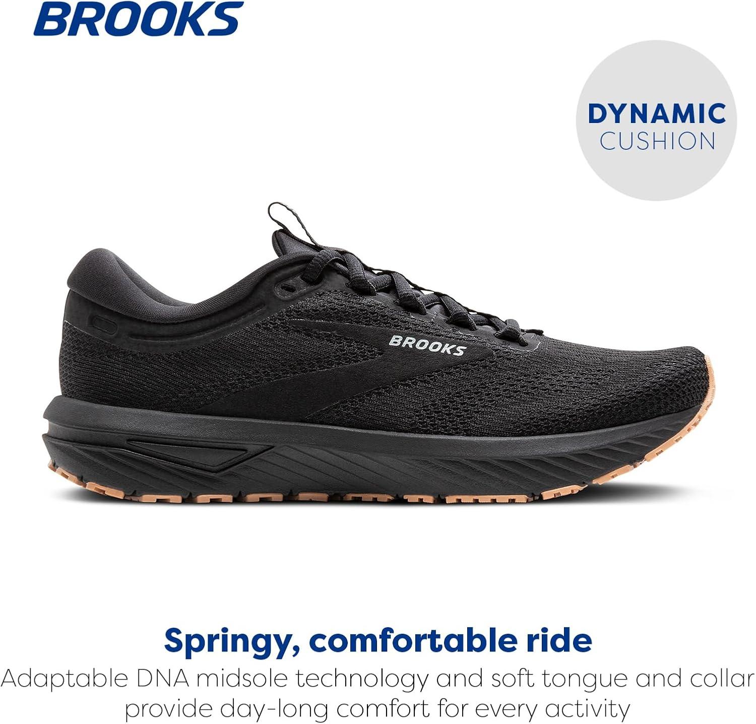 imageBrooks Womens Revel 7 Neutral Running ShoeBlackBlack