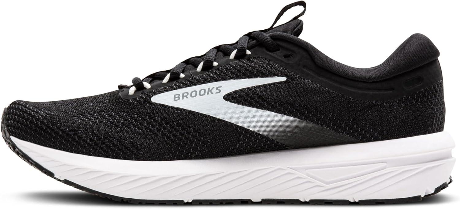 imageBrooks Womens Revel 7 Neutral Running ShoeBlackWhite